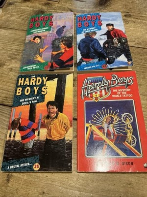 The Hardy Boys Books Bundle X4 Pb ,includes The Mystery Of The Whale Tattoo