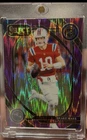 2024 Panini Select Premier Level Drake Maye #113 Purple Shock Prizm /360 (RC)