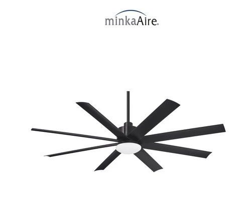 Minka Aire F888L-CL Slipstream 65" Outdoor Ceiling Fan with LED Light and - Picture 1 of 2