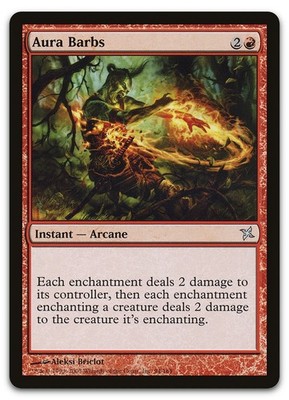 Aura Barbs #94 (LP) Betrayers of Kamigawa BOK Magic MTG