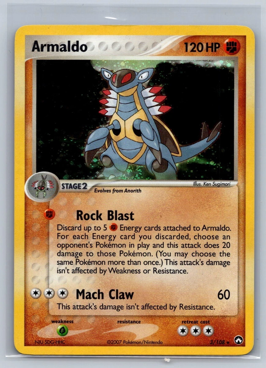 ポケモンカード アーマルド 英語 3/108 EX POWER KEEPERS 25+ Armaldo 3/108 Power Keepers for sale | Updated Oct 2026