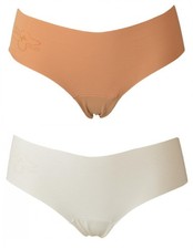 SLOGGI women's briefs, raw cut, invisible, stretch cotton, underwear, INVISIBLE