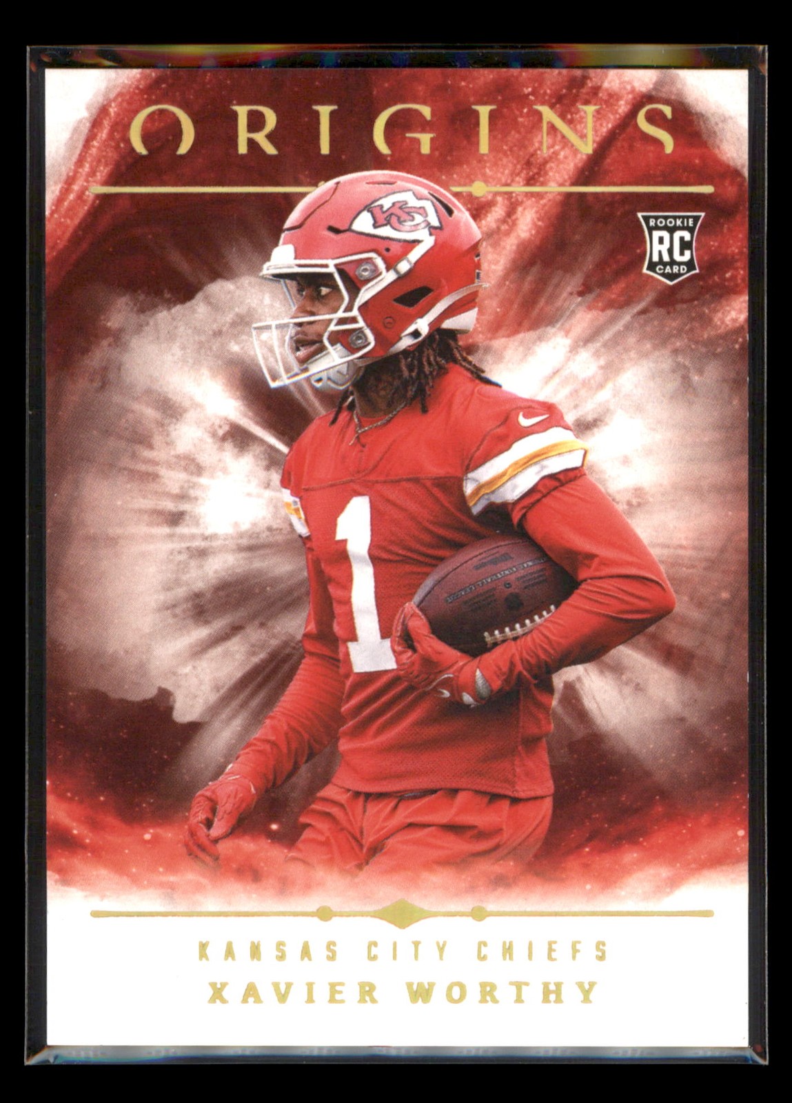 Xavier Worthy 2024 Panini Origins #150 Rookie