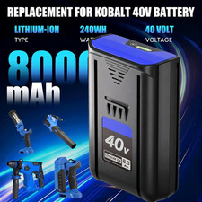 40V For Kobalt 40v MAX 8.0 Ah Extended Run Li-Ion Battery KB440-03 KB540-06 NEW