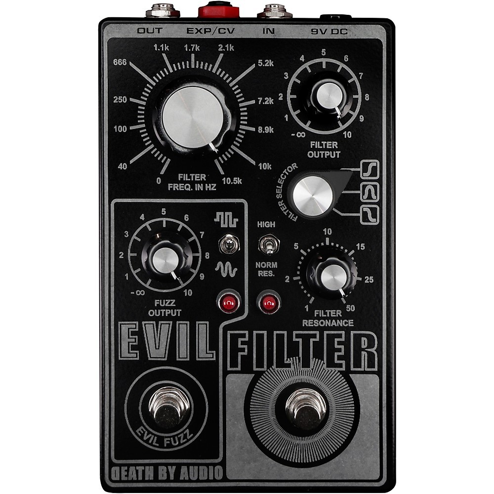 DEATH BY AUDIO Evil Filter Гиперрезонансный многорежимный фильтр педаль Fuzz Черный 58890₽