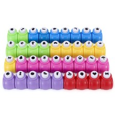 Craft Punches 36 Pack, Hole Punch Shapes 36 Patterns, Craft Hole Punch Shapes...