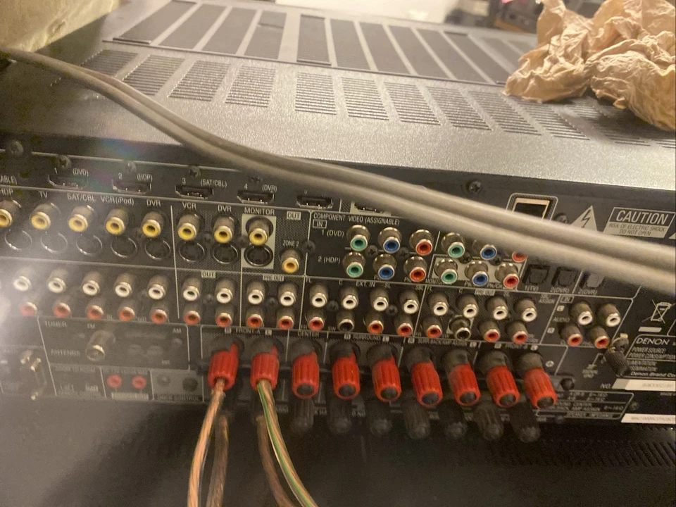 Denon AVR 3310 7.1 Dolby Surround Receiver HDMI USB Netzwerk Radio. Über 600 W  - Bild 3 von 4