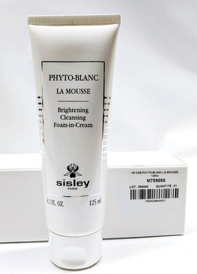 Sisley Phyto-Blanc Brightening Cleansing Foam-in-Cream La Mousse 4.2oz
