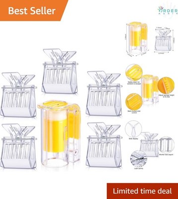 Plastic Bee Queen Clips and Marking Bottle for Beekeepers Queen Catcher