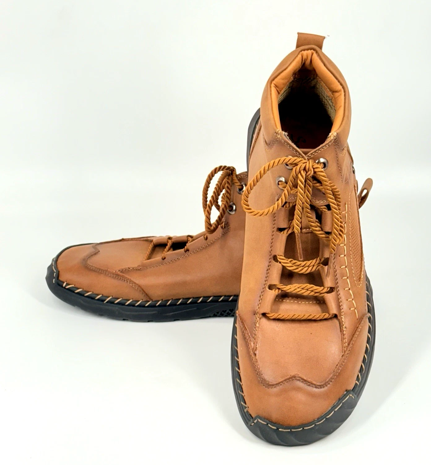 Salkin Leather Lace Up Boots Mens 48 EU Sz 13 (See Chart/Msmts) Hiking Shoes EUC
Opens in a new wind