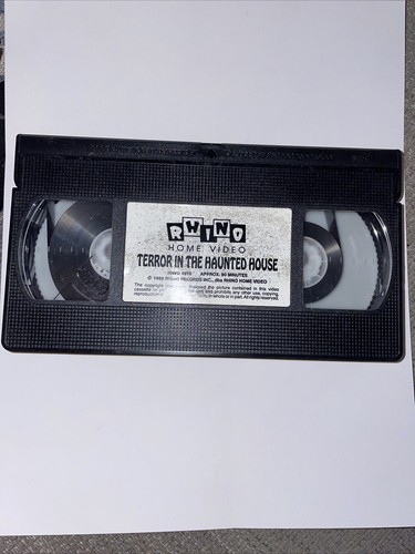 Vintage VHS TAPE Terror In The Haunted House 1958 1h 25m RHINO VIDEO Rare cult - Picture 4 of 6