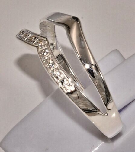 Sterling Silber 925 Ring filigran zierlich feminin Cirkonia Doppel Chevron - Bild 12 von 12