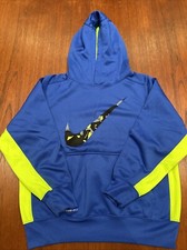 Nike Therma Fit Hoodie Youth Large Blue