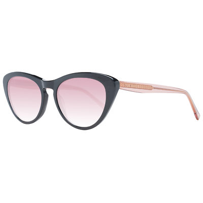 Ted Baker Sunglasses Women Black Acetate Frame Gradient Rose 