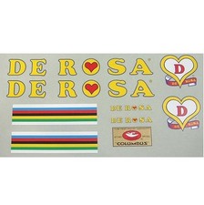 De Rosa Derosa late 70s full set of decals vintage