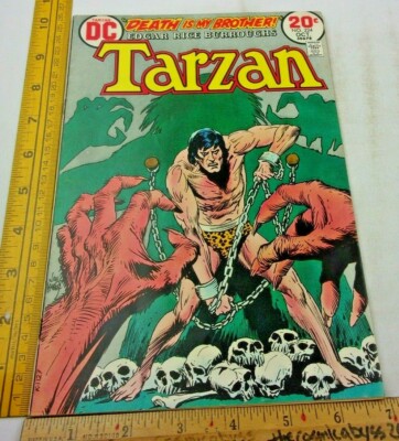 Tarzan 224 NM comic book 1970s Joe Kubert bondage cover | eBay