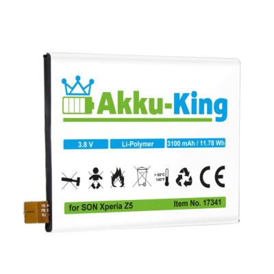 Akku-King Akku für Sony Xperia Z5 Dual E6653 E6683 SO-01H LIS1593ERPC Battery