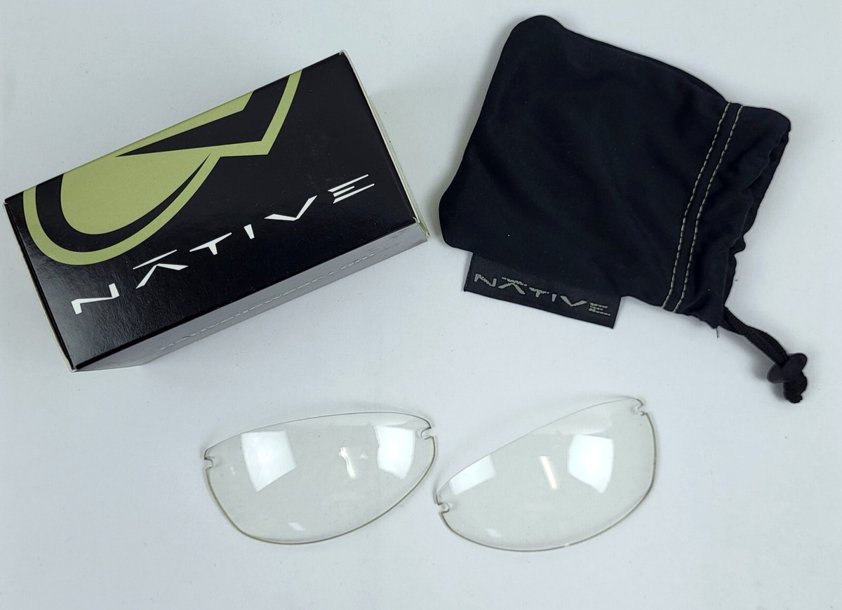 BRAND NEW! Native Nano Clear Crystal Sunglasses Replacement