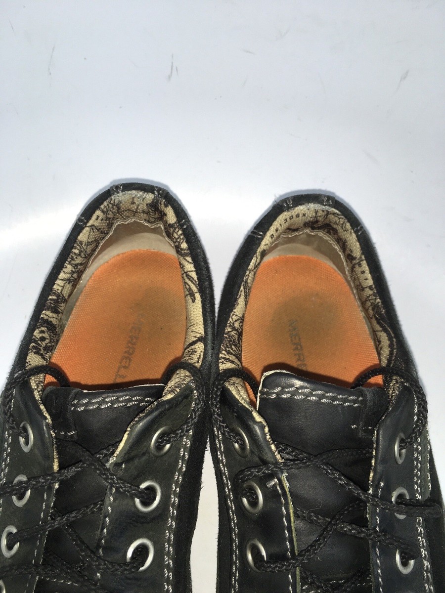 Merrell Black Leather/ Suede Men display picture 1