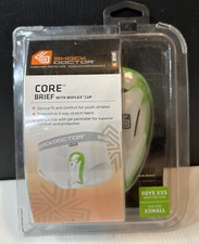 New Shock Doctor Core Brief w Bioflex Cup Boys XXS Waist XSmall Cup NEW Football