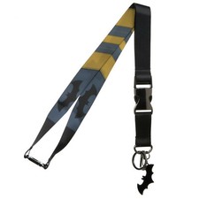 Batman Suit-Up Lanyard Grey
