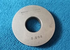 Brown & Sharp 2.000 Master Bore Gage Setting Ring Gage / USA