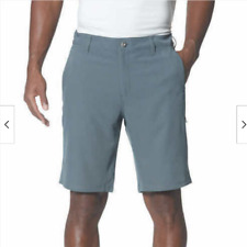 GERRY MEN'S COMFORT QUICK DRY UV PROTECTION TRAIL SHORTS STEEL BLUE 32W NWT