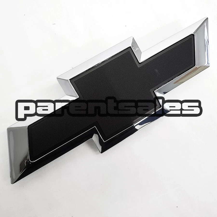 Black and chrome 2025 chevy bowtie