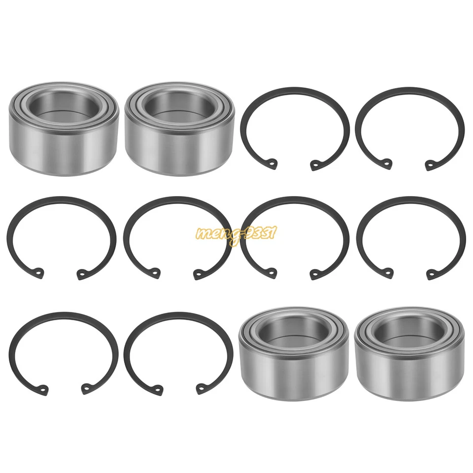 Kit com 4 rolamentos de roda dianteira e traseira para Polaris Sportsman 550 X2/XP 550 2009-2014 - Imagem 3 de 4