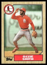 1987 Topps #749 Ozzie Smith St. Louis Cardinals Baseball Card