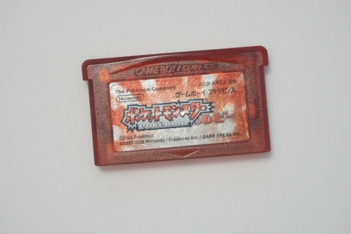 Game Boy Advance Pokemon Ruby Japan GameBoy GBA game US Seller
