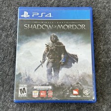 Middle Earth: Shadow of Mordor - PS4 Sony Playstation 4 Video Game EUC