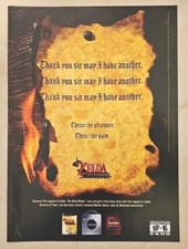 The Legend of Zelda The Wind Waker Gamecube 2003 Original Print Ad 7.75" X 10.5"