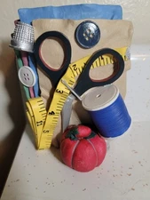 LIFE SYMBOLS 2004 CASKET COFFIN PLAQUE HAND PAINTED  SEWING CRAFTING