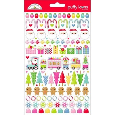 Doodlebug ~ OH WHAT FUN ~ Puffy Icons Stickers