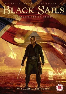 Black Sails Season 3 (DVD) Toby Stephens Zach McGowan Ray Stevenson (UK IMPORT) - Image 1 of 2