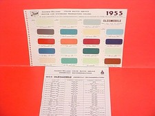 1954 1955 Oldsmobile Super Holiday 88 98 Starfire Convertible Paint Chips Sw