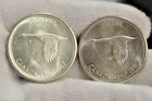 (2) 1967 Canada Silver Dollars $1 .800 Nice Unc