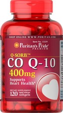 Puritan's Pride Q-Sorb CO Q-10 400 mg - 120 Softgels