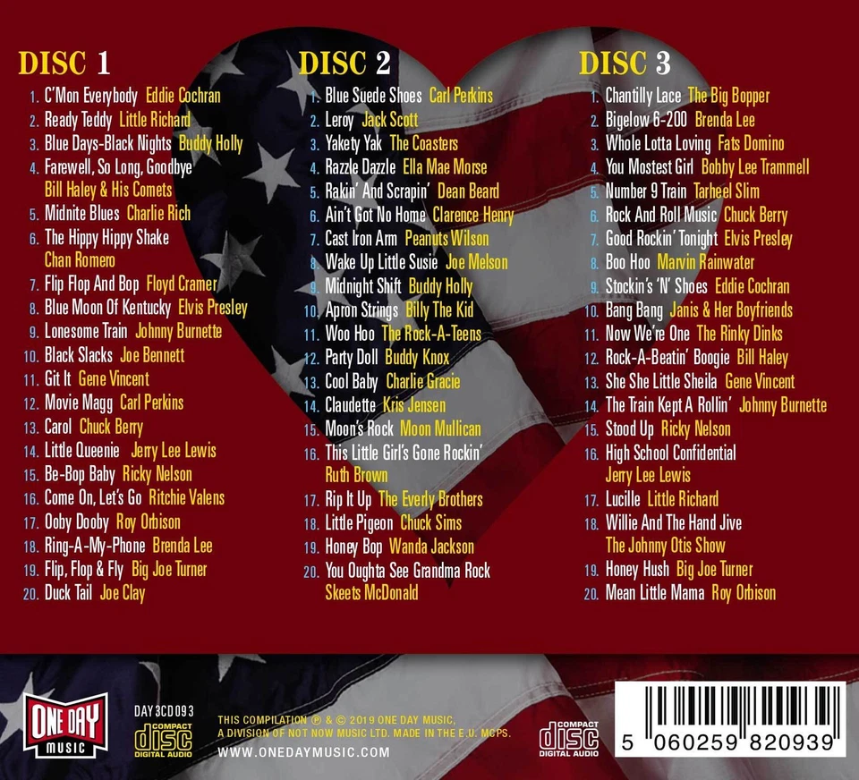 Various American Heartbeat Rock 'N' Roll (CD) Box Set (US IMPORT) - Bild 2 von 2
