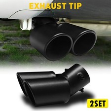 Car Rear Exhaust Pipe Tail Muffler Tip Auto Accessories Replace Kit Black A Car Rear Exhaust Pipe Tail Muffler Tip Auto Accessories Replace Kit Black A