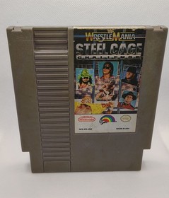 WWF WrestleMania Steel Cage Challenge NES Nintendo Authentic Cartridge Untested