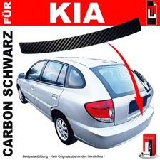 Lackschutzfolie Ladekantenschutz für Kia Rio Kombi DC 1999-2005 Carbon Schwarz