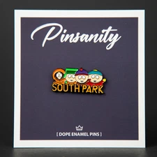 South Park Kids Pin - Fast Shipping from USA - Brooch Cartman Kenny Stan Kyle