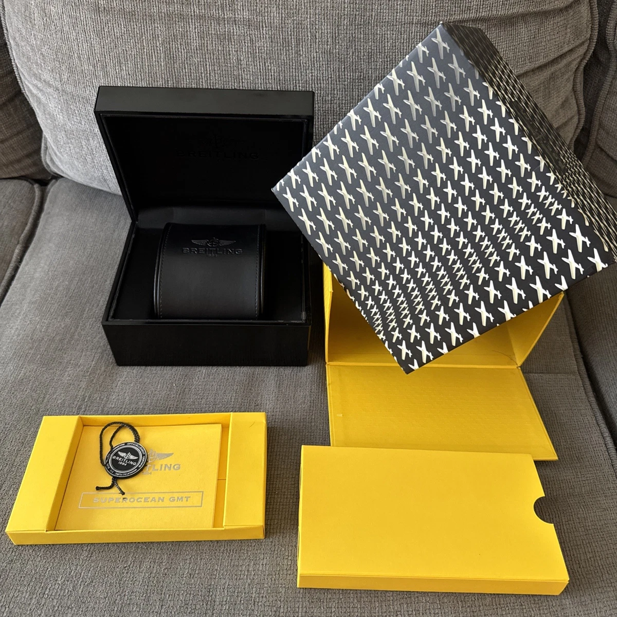 Breitling Leather Watch Boxes & Cases for sale | eBay