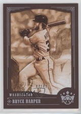2018 Panini Diamond Kings Sepia Variation Brown Frame 4/49 Bryce Harper #78 o7m