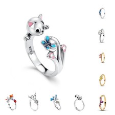 Sterling Silver Crystal Ring Polished Elegant Design Women's Jewelry Style