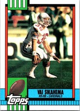 1990 Topps #442b Vai Sikahema