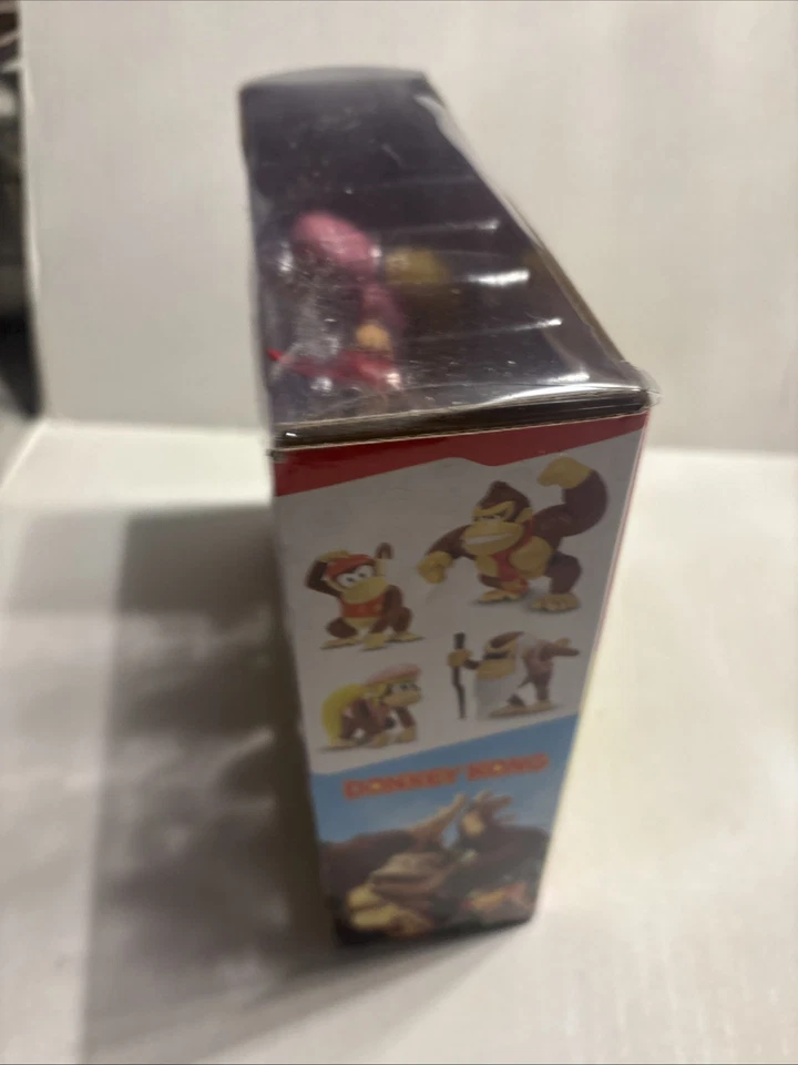 Jakks Pacific Nintendo Donkey Kong 2 1/2'' Figure 4pk Toy Set Diddy Cranky Dixie - Image 4 of 4