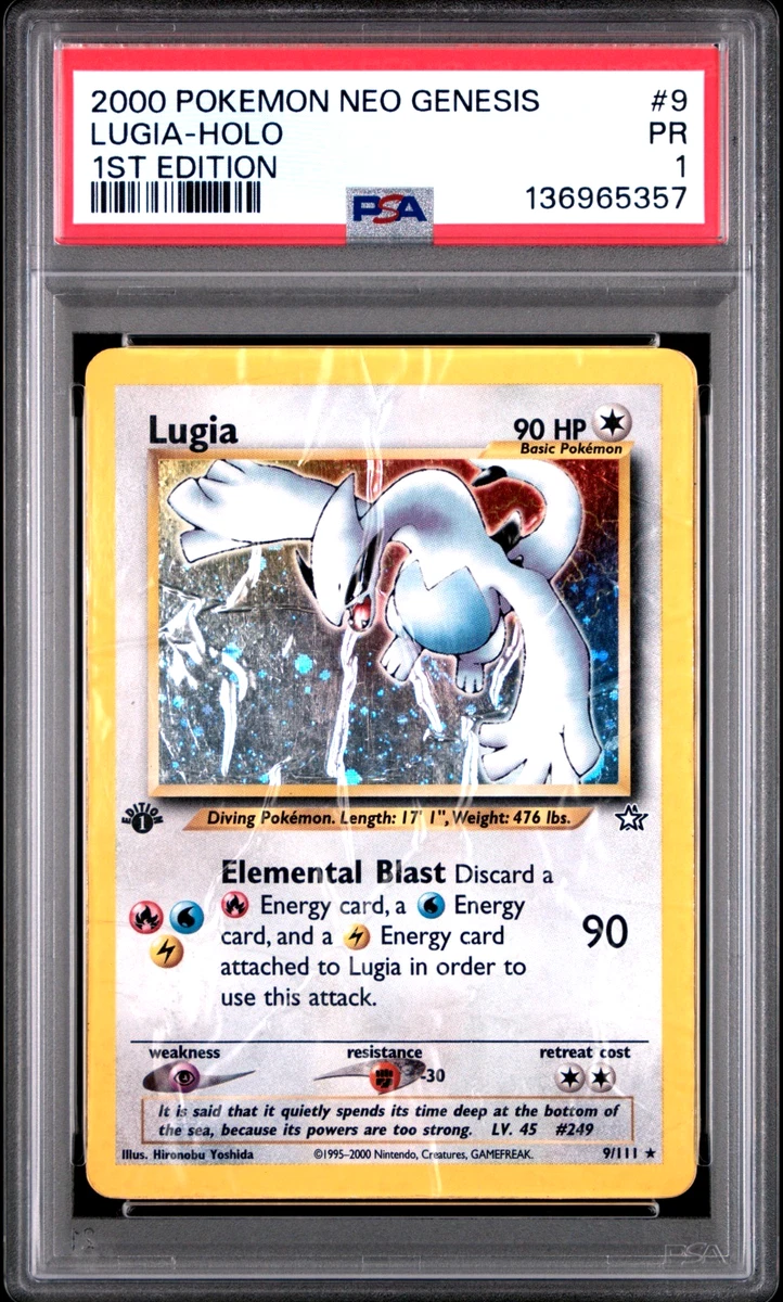 Lugia Pokémon TCG Professional Sports Authenticator (PSA) Holo
